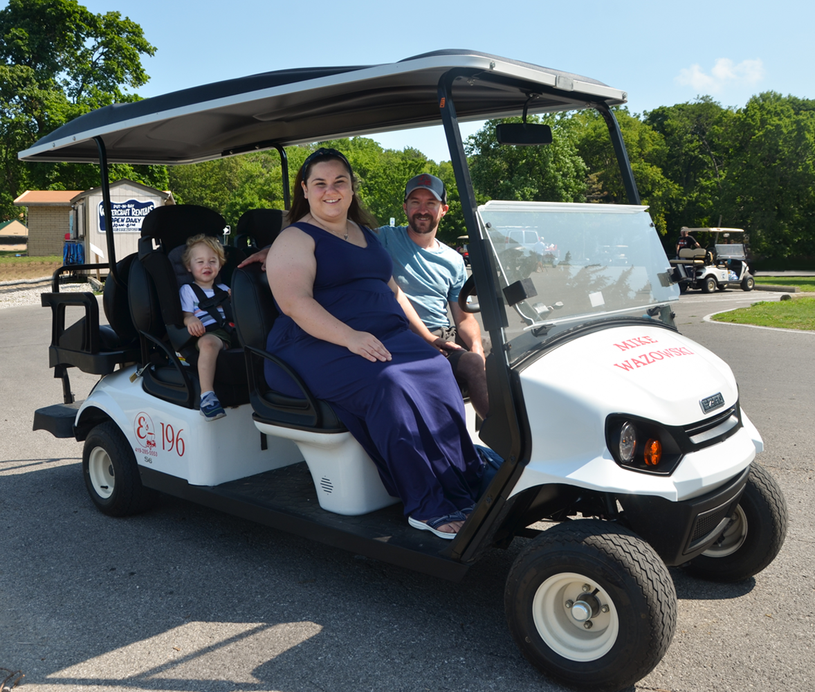 Updated Image for Cart Combo E's Put-in-Bay Golf Carts